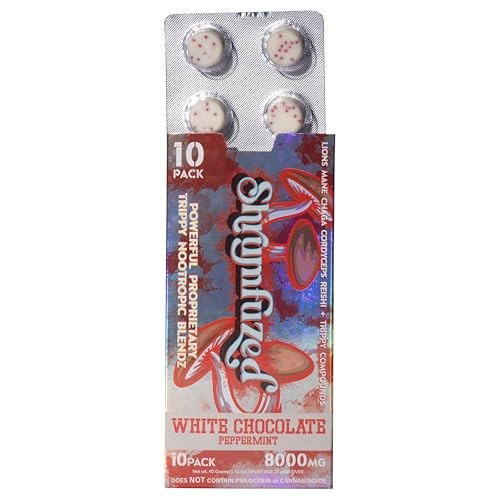 Shrumfuzed Mushroom Gummies - White Chocolate Peppermint