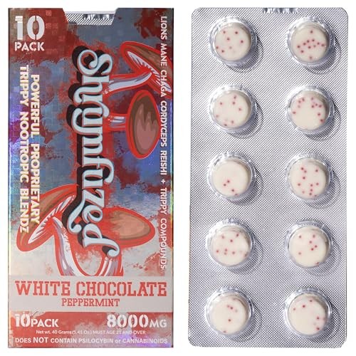 Shrumfuzed Mushroom Gummies - White Chocolate Peppermint