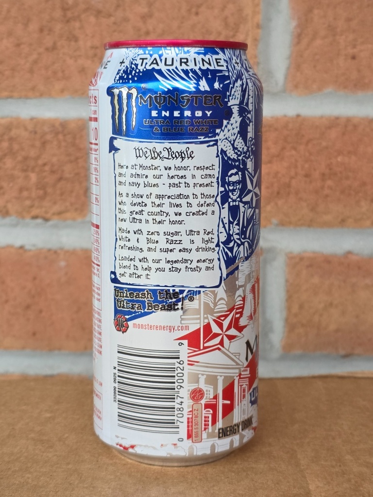Monster Energy - Ultra Red White & Blue Razz