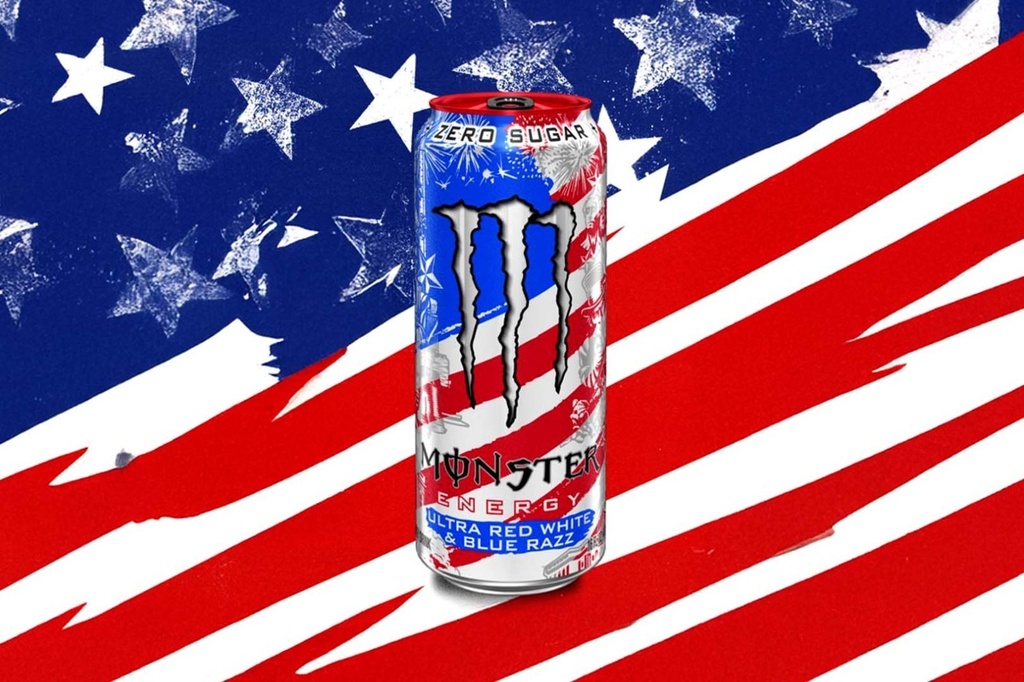 Monster Energy - Ultra Red White & Blue Razz