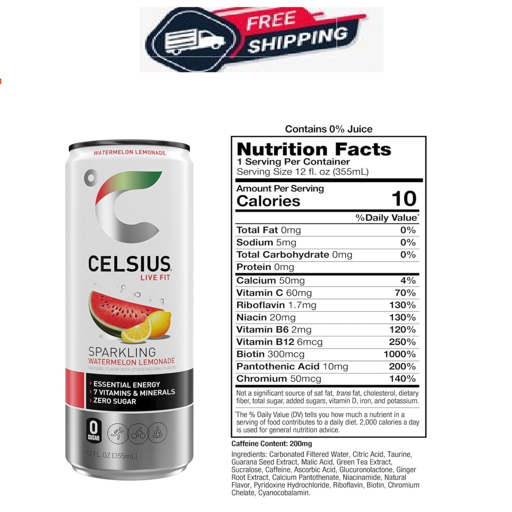 Celsius Live Fit - Watermelon Lemonade