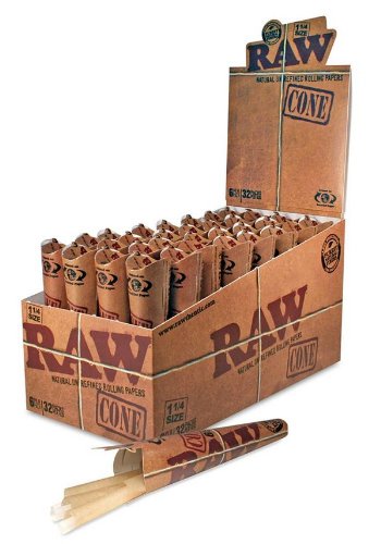 Raw Classic Cones 6Pk -1 1/4 Size