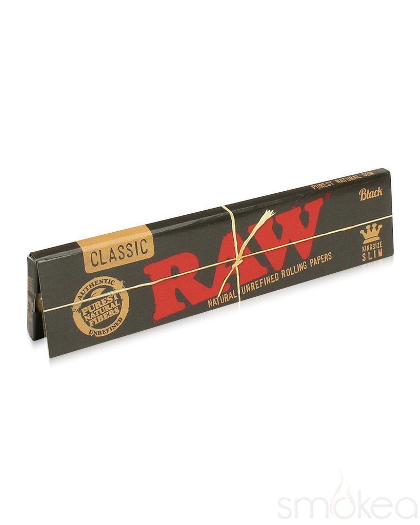 Raw - Black - Organic Hemp - King Size -  Slim