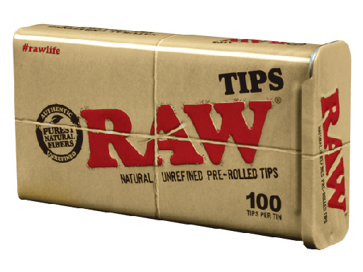 Raw Pre-Rolled Tips Tin/Box